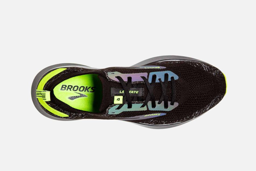 Brooks Levitate 4 Road Löparskor Herr - Svarta/Gröna - 2408-SKCJF